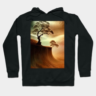 Desert trees landscape Hoodie